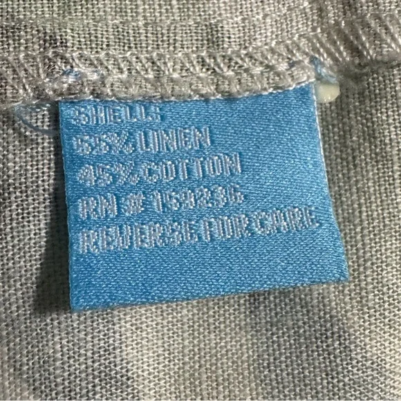 J. Mclaughlin Cunningham Palm Print Linen Blend Tiered Maxi Dress XLarge AS IS - Picture 14 of 15